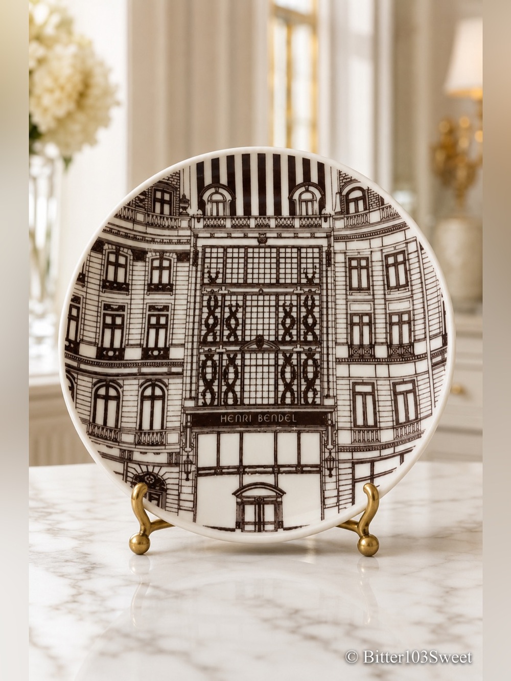 Henri Bendel Heritage Ring Dish & Tissue Paper Bundle